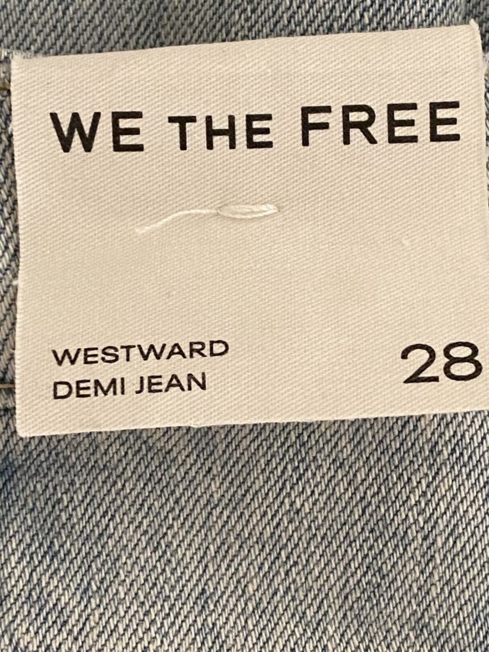 Free People Westward Demi Jeans NWT - Picture 14 of 14